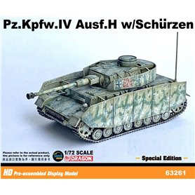 Dragon 1:72 Pz.Kpfw.IV Ausf.H W/SCHURZEN - 3.PZ.DIV.(CH) - SNOWY VERSION
