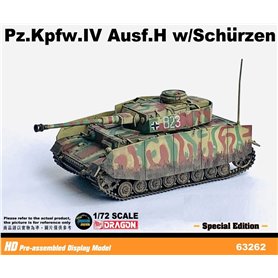 Dragon 1:72 Pz.Kpfw.IV Ausf.H W/SCHURZEN - 2.PZ.DIV.(CH) - MUDDY VERSION