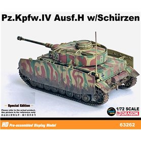 Dragon 1:72 Pz.Kpfw.IV Ausf.H W/SCHURZEN - 2.PZ.DIV.(CH) - MUDDY VERSION