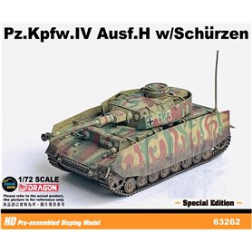 Dragon 1:72 Pz.Kpfw.IV Ausf.H W/SCHURZEN - 2.PZ.DIV.(CH) - MUDDY VERSION
