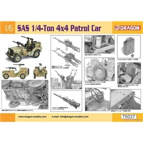Dragon 1:6 SAS 1/4-TON 4X4 PATROL CAR