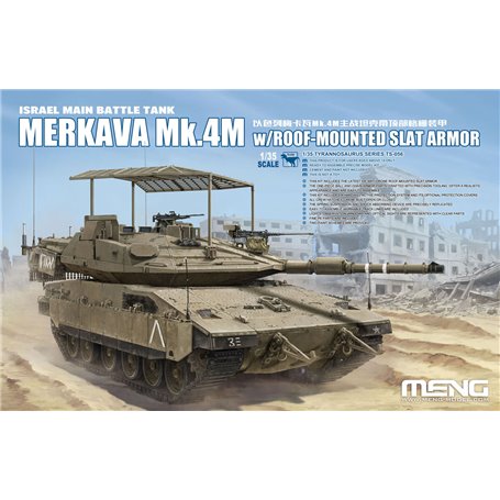 Meng TS-056 Merkava Mk.4M w/ Roof Mounted SLAT Armor Israel MBT