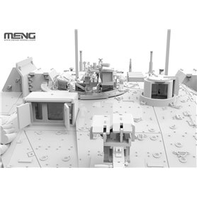 Meng TS-056 Merkava Mk.4M w/ Roof Mounted SLAT Armor Israel MBT