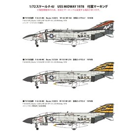 Fine Molds 72743 U.S. Navy Jet Fighter F-4J "USS Midway 1978"