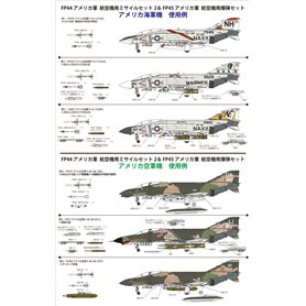 Fine Molds 1:72 Zestaw uzbrojenia US AIR-TO-AIR MISSILE SET 2