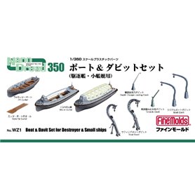 Fine Molds WZ01 Boats & Davits Set (Destroyer and Other Small Ships)