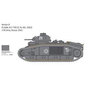 Italeri 1:56 Char B1 Bis