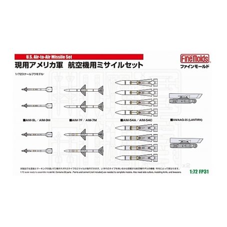 Fine Molds FP31 U.S. Air to Air Missile Set