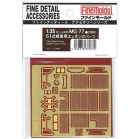 Fine Molds MG77 Extra Detail Parts for TYPE 61 MBT