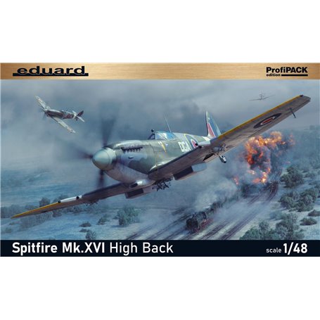 Eduard 1:48 Supermarine Spitfire Mk.XVI HIGH BACK - ProfiPACK