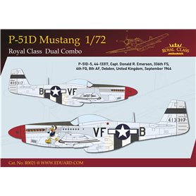 Eduard R0021 P-51D Mustang Royal Class Dual Combo 1/72