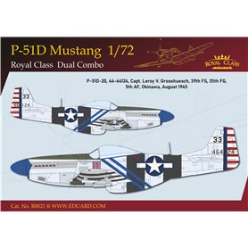 Eduard R0021 P-51D Mustang Royal Class Dual Combo 1/72