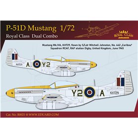 Eduard R0021 P-51D Mustang Royal Class Dual Combo 1/72