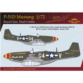 Eduard R0021 P-51D Mustang Royal Class Dual Combo 1/72