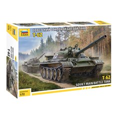 Zvezda 1:72 T-62 - RUSSIAN MAIN BATTLE TANK 