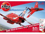 Airfix 1:48 Red Arrows Gant and Hawk - 50TH DISPLAY SEASON - w/paints 