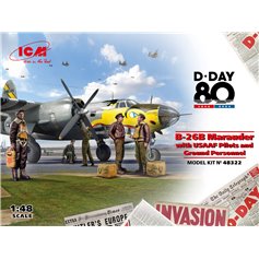 ICM 1:48 B-26B Marauder - W/USAAF PILOTS AND GROUND PERSONNEL