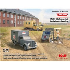 ICM 1:35 Sankas - WWII WEHRMACHT AMBULANCE TRUCK