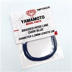 Yamamoto YMPTUN128 Wężyk pleciony BRAIDED HOSE LINE - DARK BLUE - 1.0mm x 1m