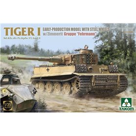 Takom 2201W Tiger I 2 BOX Early + Late / Late Command / Michael Wittmann + 1 / 1/16 Michael Wittmann Limited Edition
