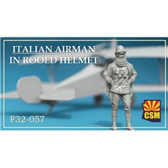 Copper State Models 1:32 ITALIAN AIRMAN IN ROOLD CRASH HELMET