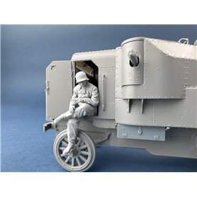 Copper State Models F35-052 German Armoured Car Crewman in Field Grey Coverall