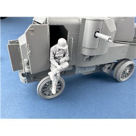 Copper State Models F35-052 German Armoured Car Crewman in Field Grey Coverall