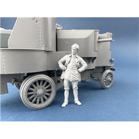 Copper State Models F35-053 German Armoured Car Officer in a Leather Jacket