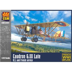 Copper State Models 1:32 Caudron G.III LATE - US AND FRENCH SERVICE 