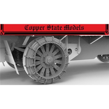 Copper State Models 1:35 GARFORD-PUTILOV CHAINED REAR WHEELS