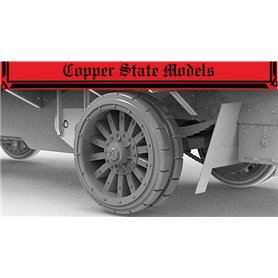 Copper State Models A35-042 Garford-Putilov Rear Wheels, 1941 Pattern