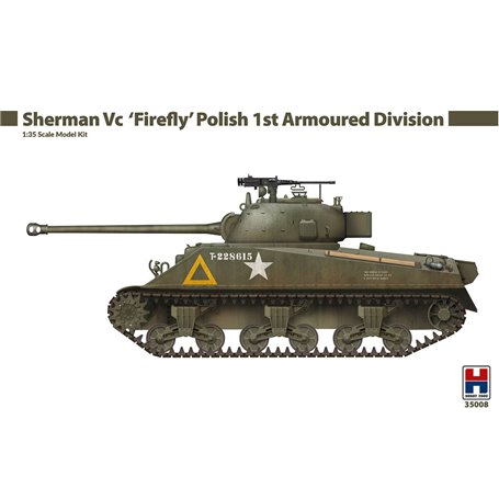 Hobby 2000 1:35 Sherman Vc Firefly - POLISH 1ST ARMOURED DIVISION