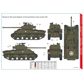 Hobby 2000 1:35 Sherman Vc Firefly - POLISH 1ST ARMOURED DIVISION
