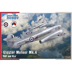 Special Hobby 1:72 Gloster Meteor Mk.4 - RAF AND KLU 