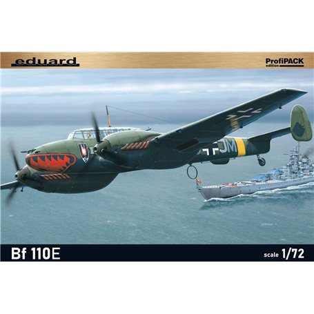 Eduard 1:72 Messerschmitt Bf-110E ProfiPACK 