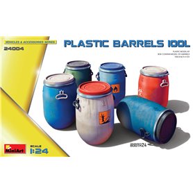 Mini Art 24004 Plastic Barrels 100 L