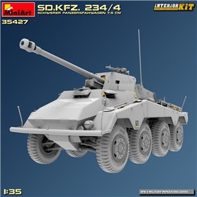 Mini Art 1:35 Sd.Kfz.234/4 Schwerer Panzerspahwagen 7.5cm - INTERIOR KIT