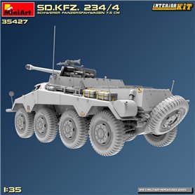 Mini Art 1:35 Sd.Kfz.234/4 Schwerer Panzerspahwagen 7.5cm - INTERIOR KIT