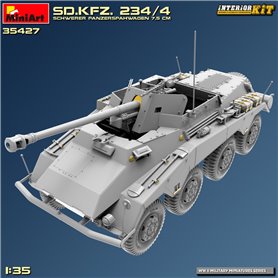 Mini Art 1:35 Sd.Kfz.234/4 Schwerer Panzerspahwagen 7.5cm - INTERIOR KIT