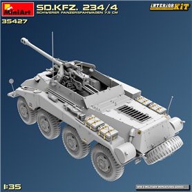 Mini Art 1:35 Sd.Kfz.234/4 Schwerer Panzerspahwagen 7.5cm - INTERIOR KIT