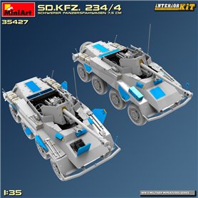 Mini Art 1:35 Sd.Kfz.234/4 Schwerer Panzerspahwagen 7.5cm - INTERIOR KIT
