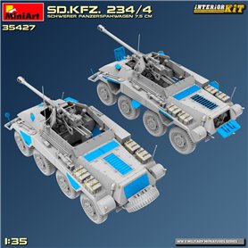 Mini Art 1:35 Sd.Kfz.234/4 Schwerer Panzerspahwagen 7.5cm - INTERIOR KIT