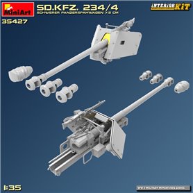 Mini Art 1:35 Sd.Kfz.234/4 Schwerer Panzerspahwagen 7.5cm - INTERIOR KIT