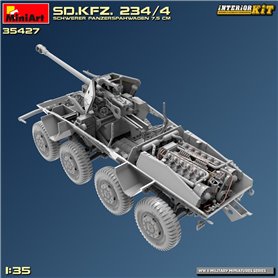 Mini Art 1:35 Sd.Kfz.234/4 Schwerer Panzerspahwagen 7.5cm - INTERIOR KIT