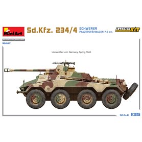 Mini Art 1:35 Sd.Kfz.234/4 Schwerer Panzerspahwagen 7.5cm - INTERIOR KIT