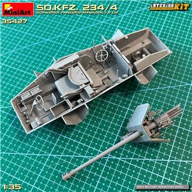 Mini Art 1:35 Sd.Kfz.234/4 Schwerer Panzerspahwagen 7.5cm - INTERIOR KIT