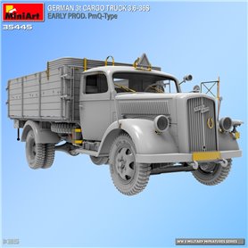 Mini Art 35445 German 3t Cargo Truck 3,6-36S Early Prod. PmQ Type
