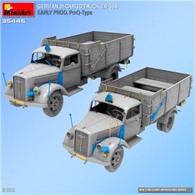 Mini Art 35445 German 3t Cargo Truck 3,6-36S Early Prod. PmQ Type
