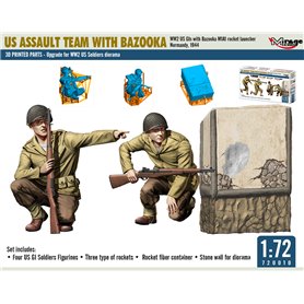 Mirage 720010 US Assault Team with Bazooka
