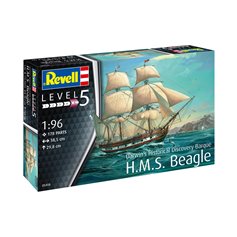 Revell 1:96 HMS Beagle - MODEL SET - z farbami 